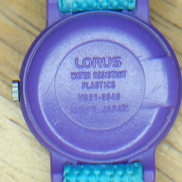 X Lorus Minnie Mouse watch purple case pink dial Profile of Minnie 3 hand m - Picture 3 of 9